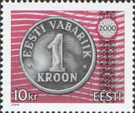 Definitive, Estonian coin, 1v; 10 Kr