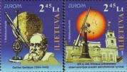 EUROPA'09, Astronomy, 2v; 2.45 Lt x 2