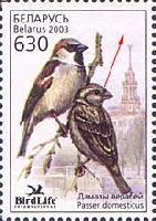 Fauna, Sparrow, ERROR, without Logo, 1v; 630 R