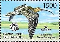 Fauna, Eurasian Curlew, 1v; 1500 R