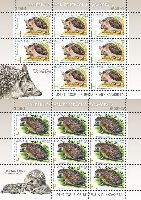 Belarus-Kazakhstan joint issue, Fauna, Hedgehogs, 2 М/S of 8 sets & label