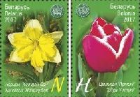 Botanical garden, Flowers, 2v; "N", "Н"