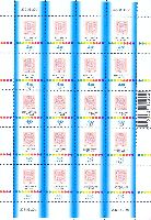 10y of Rebirth Estonian post stamps, M/S of 20v, 4.40 Kr x 20
