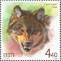 Fauna, Wolf, 1v; 4.40 Kr
