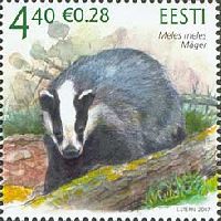 Fauna, Badger, 1v; 4.40 Kr
