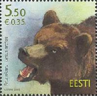 Fauna, Brown bear, 1v; 5.50 Kr