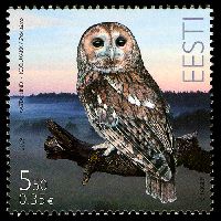 Fauna, Tawny Owl, 1v; 5.50 Kr