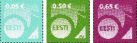 Стандарты, Почтовый рожок, самоклейки, 3м; 0.05, 0.50, 0.65 Евро