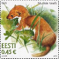 Fauna, Weasel, 1v; 0.45 EUR