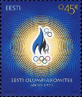 Олимпийский комитет Эстонии, 1м; 0.45 Евро