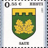 Definitive, Town Saue Coat of Arms, selfadhesive, 1v; 0.55 EUR