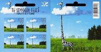 Kinds of Estonia, Giraffe, selfadhesive, Booklet; 1.20 EUR x 4