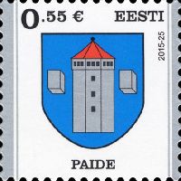 Definitive, Town Paide Coat of Arms, selfadhesive, 1v; 0.55 EUR
