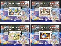 50-летие первого выпуска марок по программе "ЕВРОПА", 4 блокa; 80т х 4