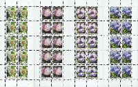 Flora, Flowers, 4 M/S of 10 sets