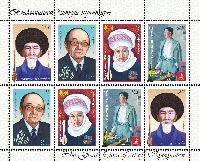 Figures of Art of Kyrgyzstan, М/S of 2 sets