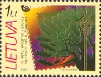 История литовской почты, 1м; 1.0 Лит