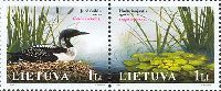Охраняемые флора и фауна Литвы, 2м в сцепке; 1.0 Лит х 2
