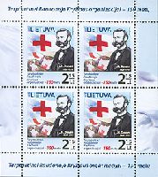 Red Cross, Henri Dunand, M/S of 4v; 2.15 Lt х 4