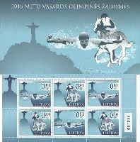Olympic Games in Rio de Janeiro'16, Booklet of 3 sets