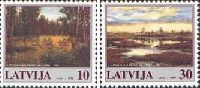 Nature reserves of Latvia, 2v; 10, 30s