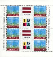 50y of Counsil of Europa, M/S of 8v & 4 labels; 30s x 8