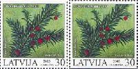 Flora, Berries, three sides perforation, 2v; 30s x 2