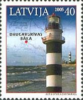 Daugavgrivas Lighthouse, 1v; 40s
