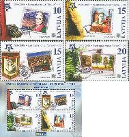 50-летие первого выпуска марок по программе "ЕВРОПА", 4м + блок из 4м; 10, 15, 15, 20с x 2