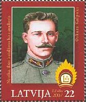 Heros of Latvia Oskars Kalpaks, 1v; 22s