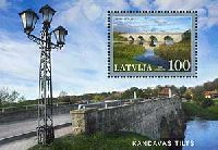 Мосты Латвии, блок; 100c
