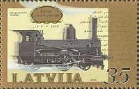 Railway in Latvia, 1v; 35s
