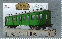 Railway in Latvia, 1v; 33s