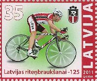 Cycling in Latvia, 1v; 35s