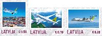 Personalized stamps, Aviation, 3v; 0.50, 0.78, 0.85 EUR