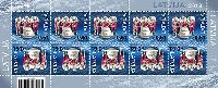 Olympic Winter Games in PyeongChang'18, M/S of 10v; 0.61 EUR x 10