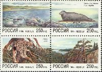 Fauna, Russia - Finland, bloc of 4v; 250 R x 4