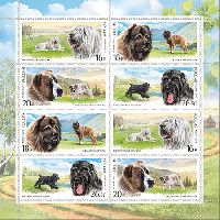 Fauna of Russia, Dogs, М/S of 2 sets