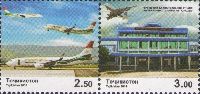 Khujand Airport, 2v in pair; 2.50, 3.0 S