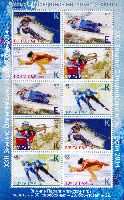Russia - Winner of the Paralympic Winter Games in Sochi'14, selfadhesive, М/S of 2 sets