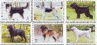 Fauna, Dogs, 6v; "K" x 3, "A", "B", "T"