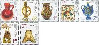 Definitives, Traditional Handicraft, microtext "2011-II", 7v; 10, 50k, 1.0, 1.50, 1.90, 2.0, 2.20 Hr